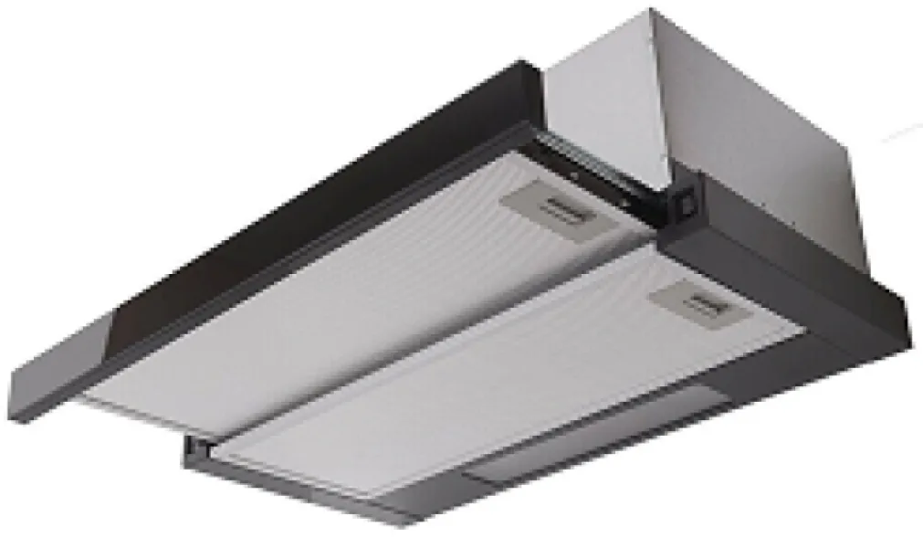 Кухонная вытяжка телескопическая EX-1076 EXITEQ black glass